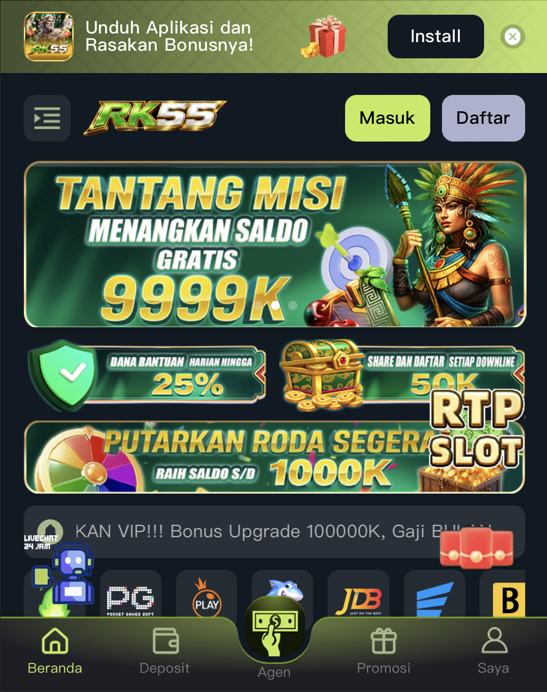 Rk55 VIP platform resmi